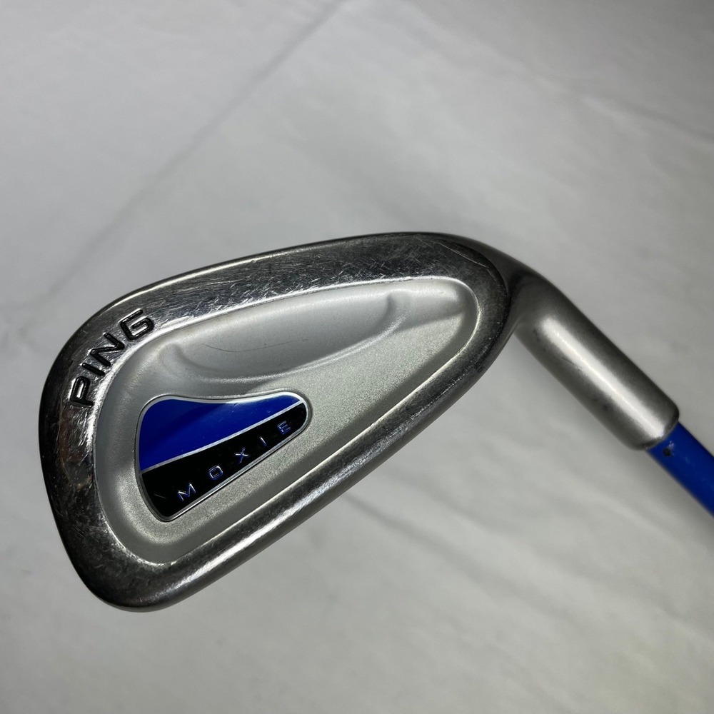 Ping Moxie RH Junior 7-Iron, Y-Flex Ping Moxie‎ graphite shaft, Ping grip.